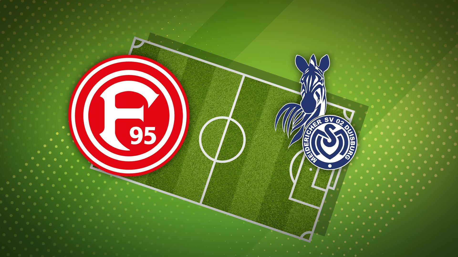 Werbegrafik für die 3. Liga mit Logos vom SC Fortuna Köln und Fortuna Düsseldorf