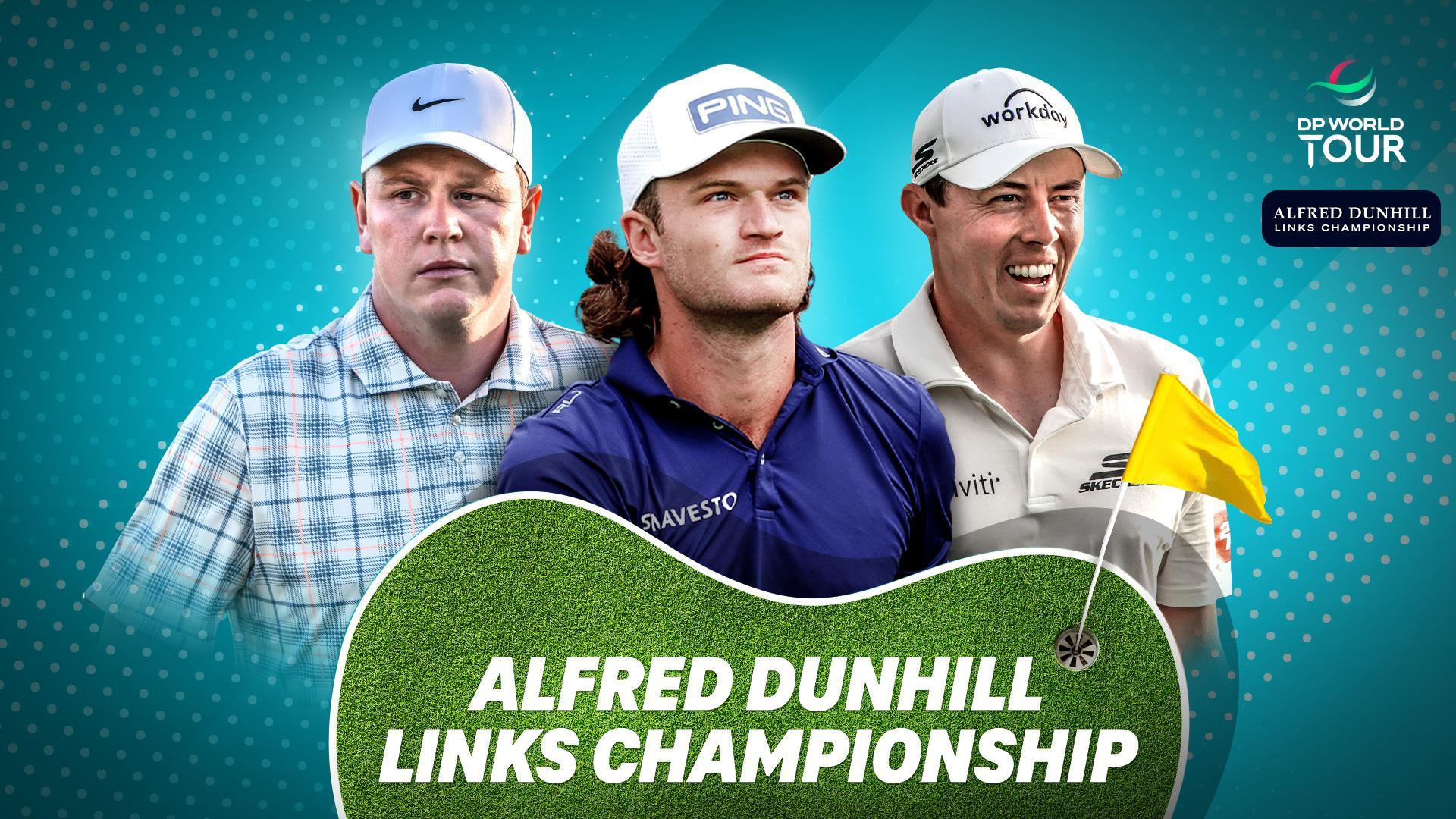 Werbegrafik für die Alfred Dunhill Links Championship