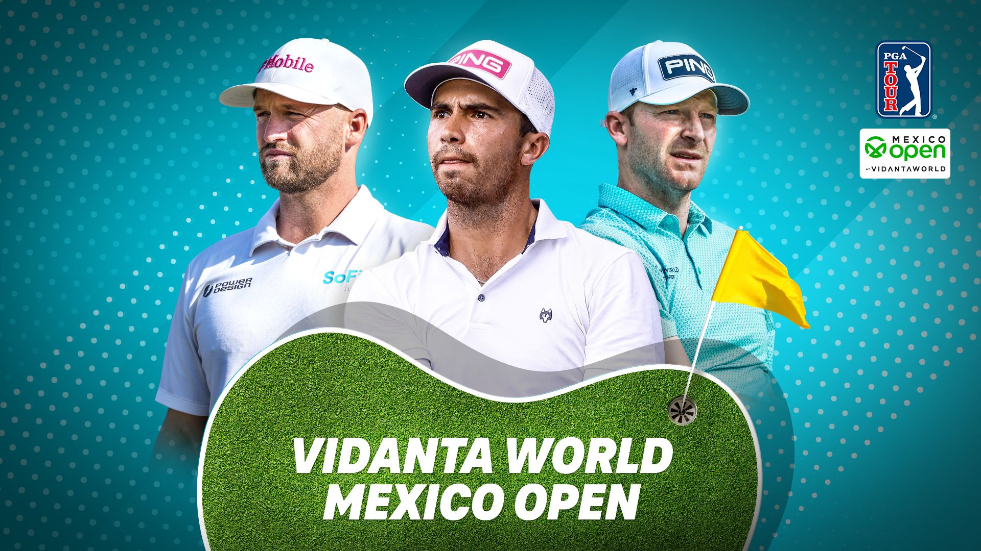Werbegrafik für die VidantaWorld Mexico Open