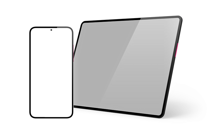 Bild eines Smartphones und Tablets.