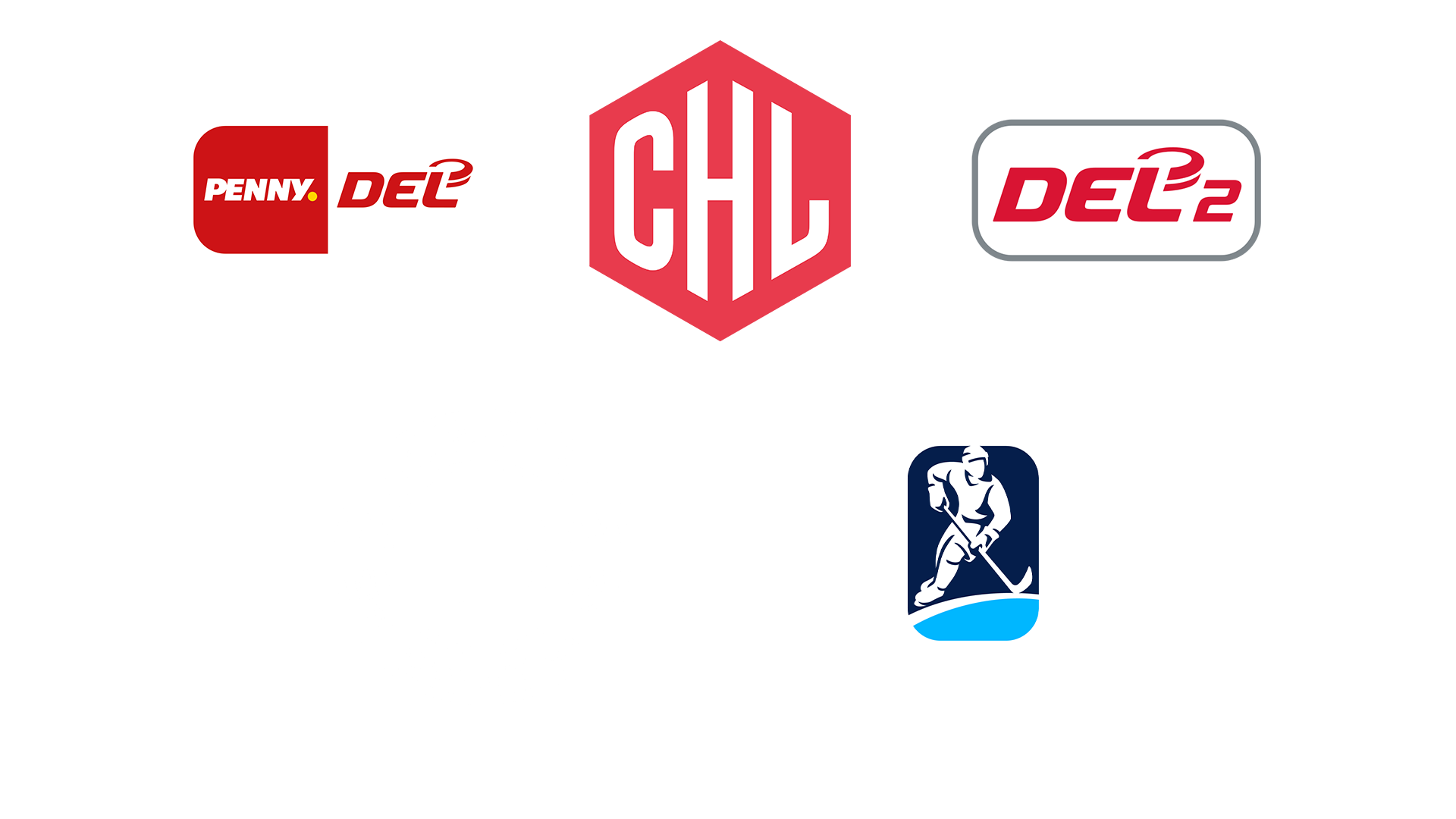 Logos der Eishockey-Wettbewerbe