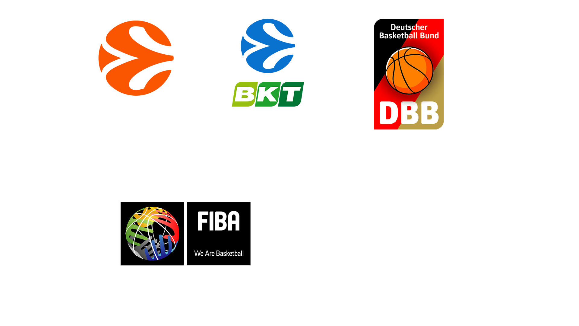 Logos der Basketball-Wettbewerbe