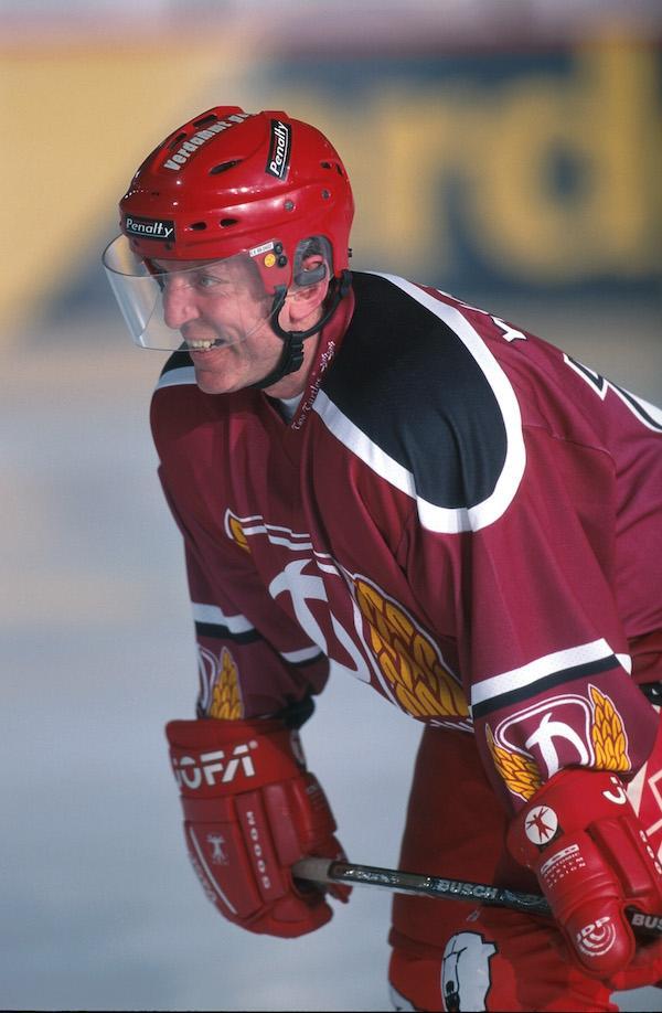 Dietmar Peters während einem Spiel.