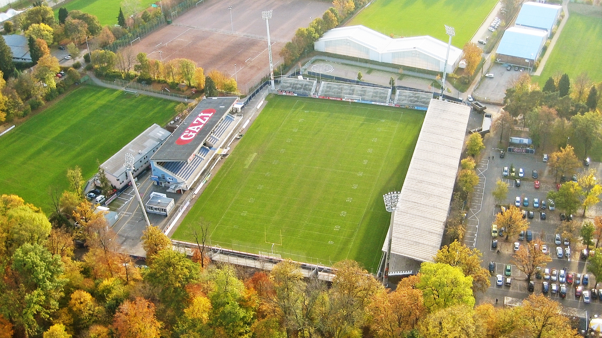 Liftaufnahme des Gazi Stadions.
