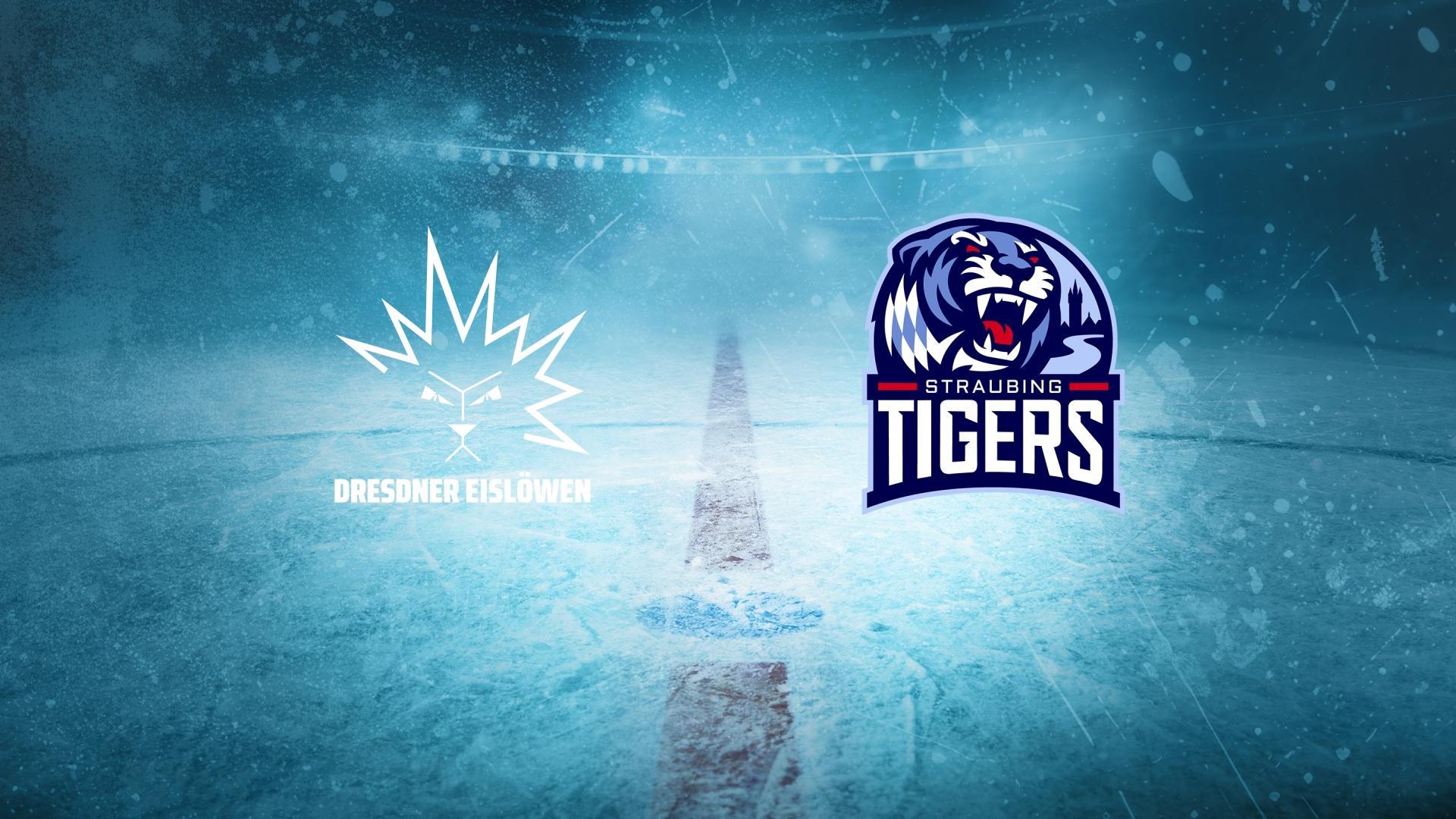 Dresdner Eislöwen gg. Straubing Tigers