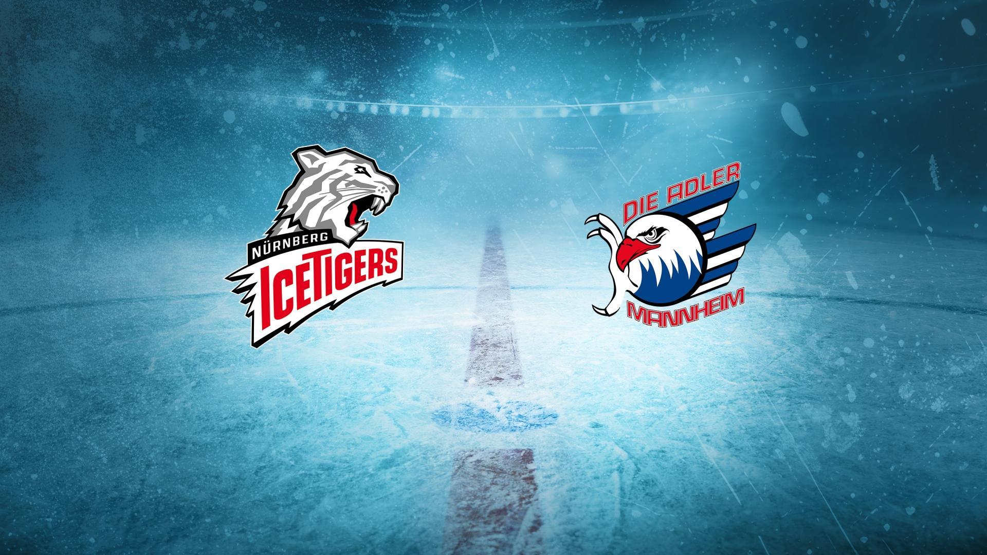 Nürnberg Ice Tigers gg. Adler Mannheim