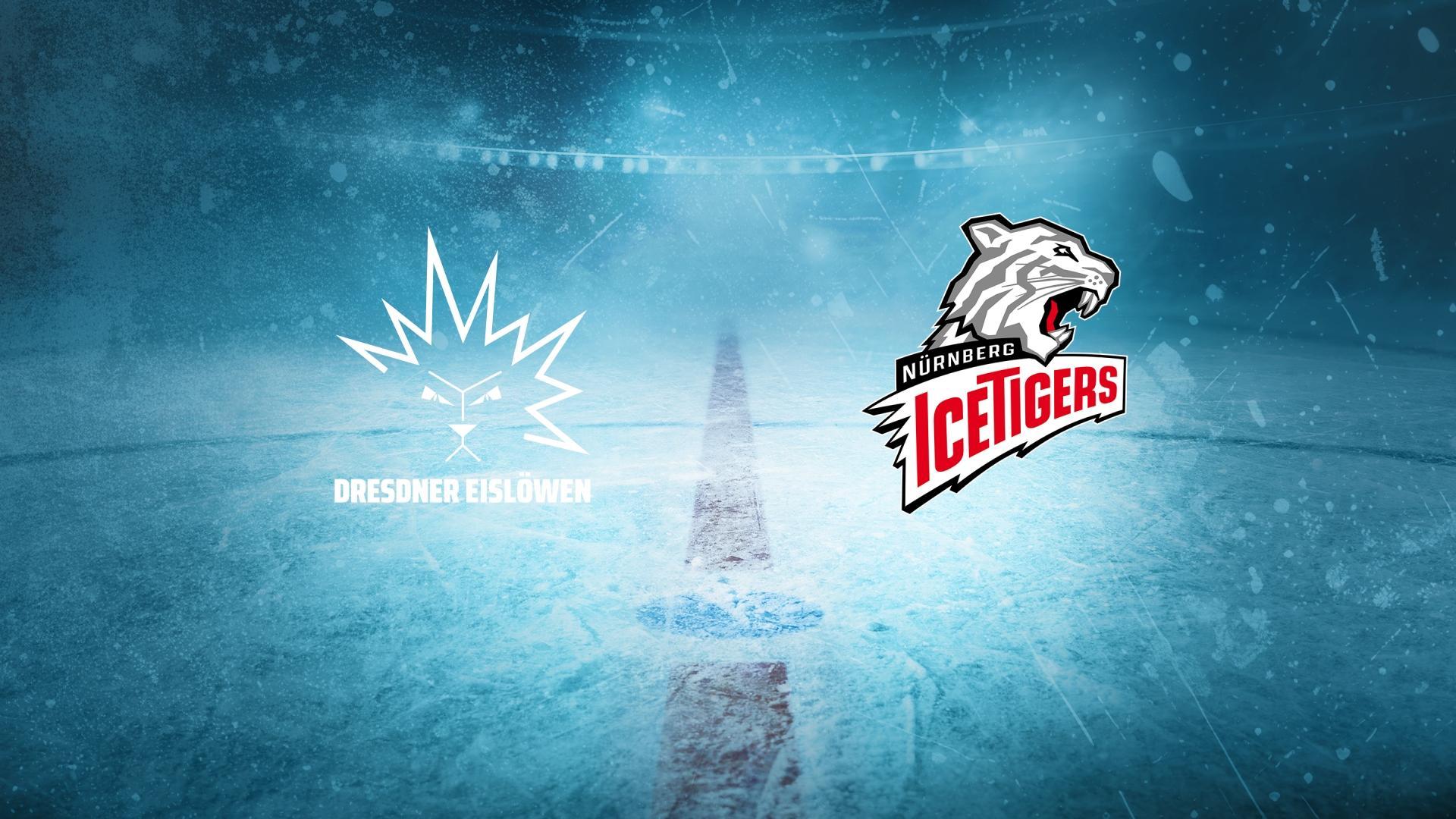 Dresdner Eislöwen gg. Nürnberg Ice Tigers