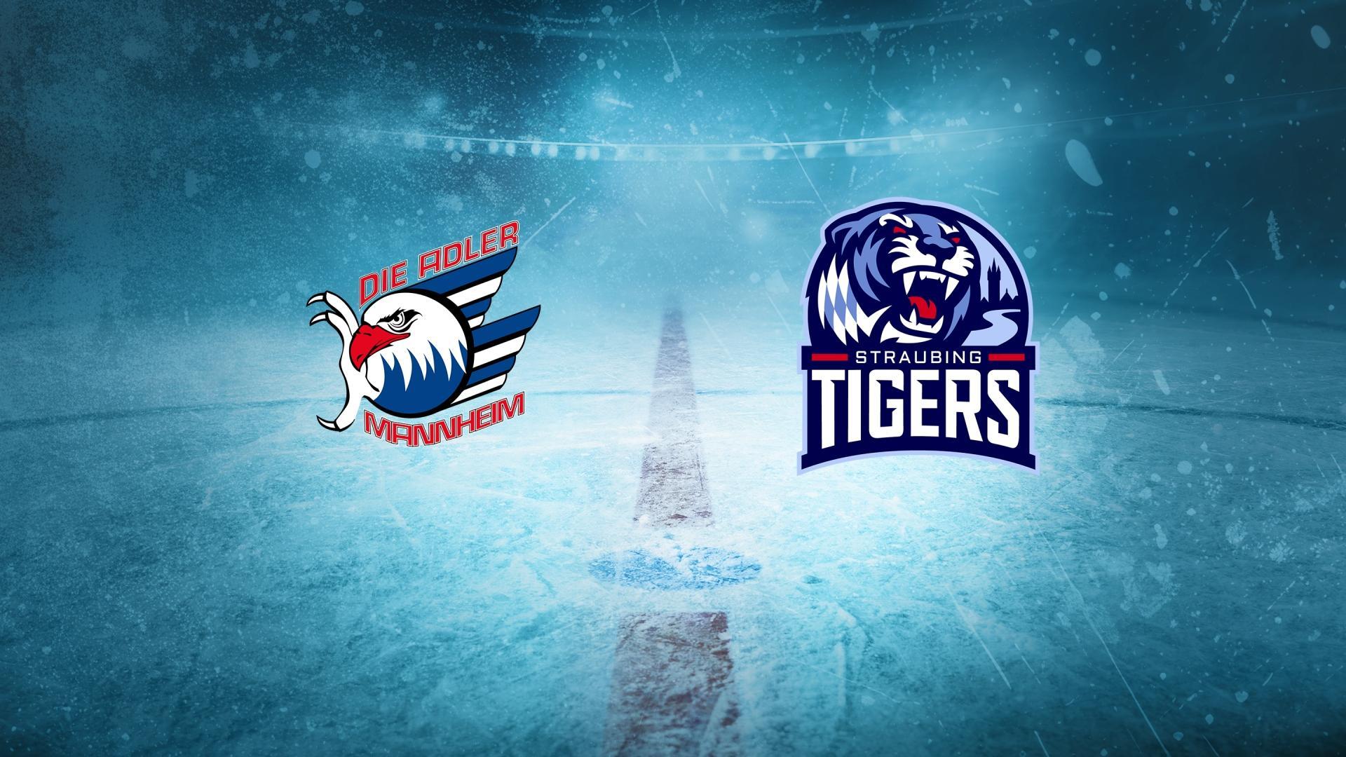 Adler Mannheim gg. Straubing Tigers