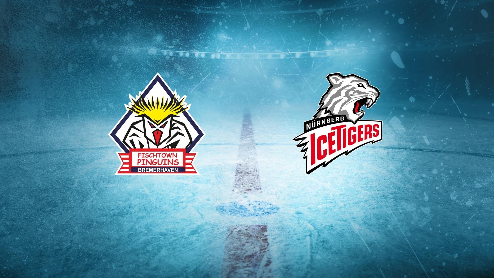 Pinguins Bremerhaven gg. Nürnberg Ice Tigers