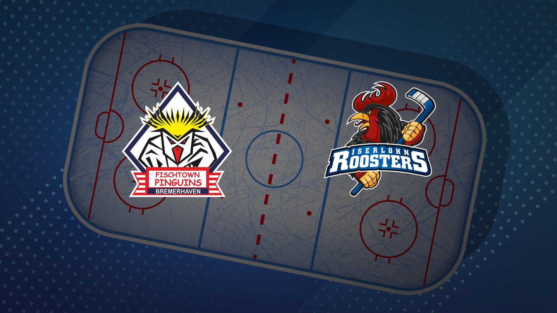 Pinguins Bremerhaven gg. Iserlohn Roosters