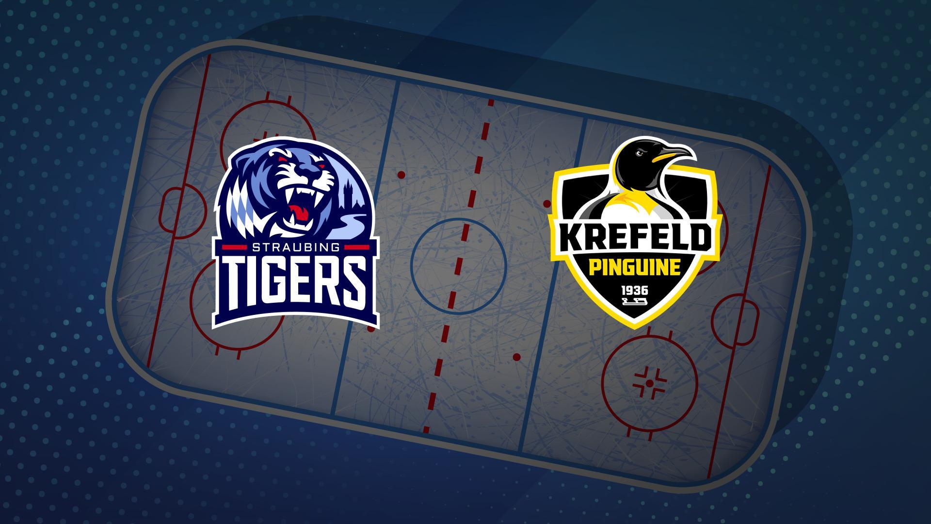 Straubing Tigers gg. Krefeld Pinguine