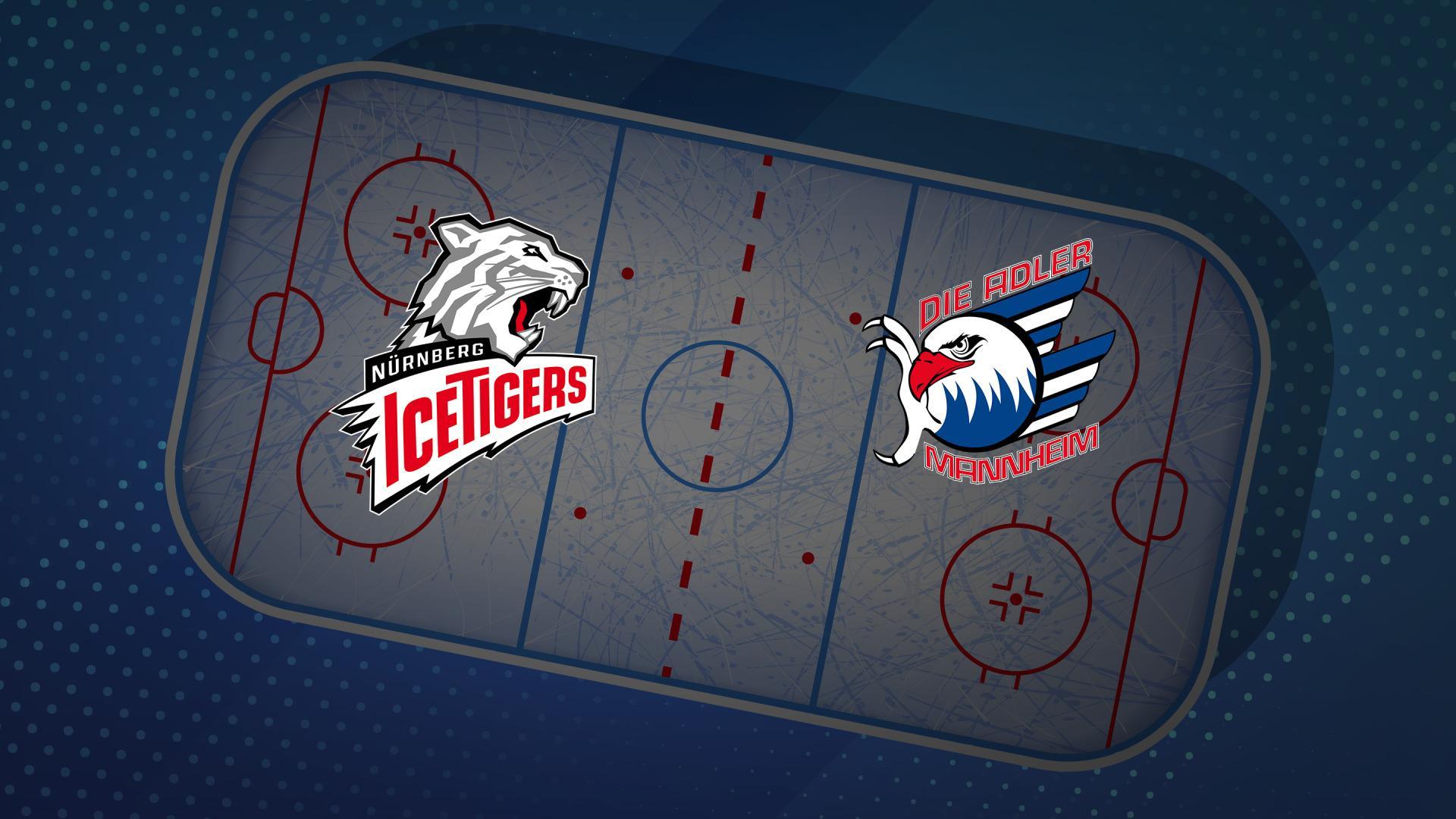 Nürnberg Ice Tigers gg. Adler Mannheim