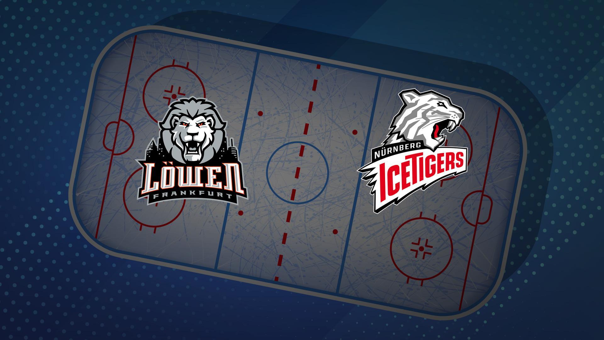 Löwen Frankfurt gg. Nürnberg Ice Tigers