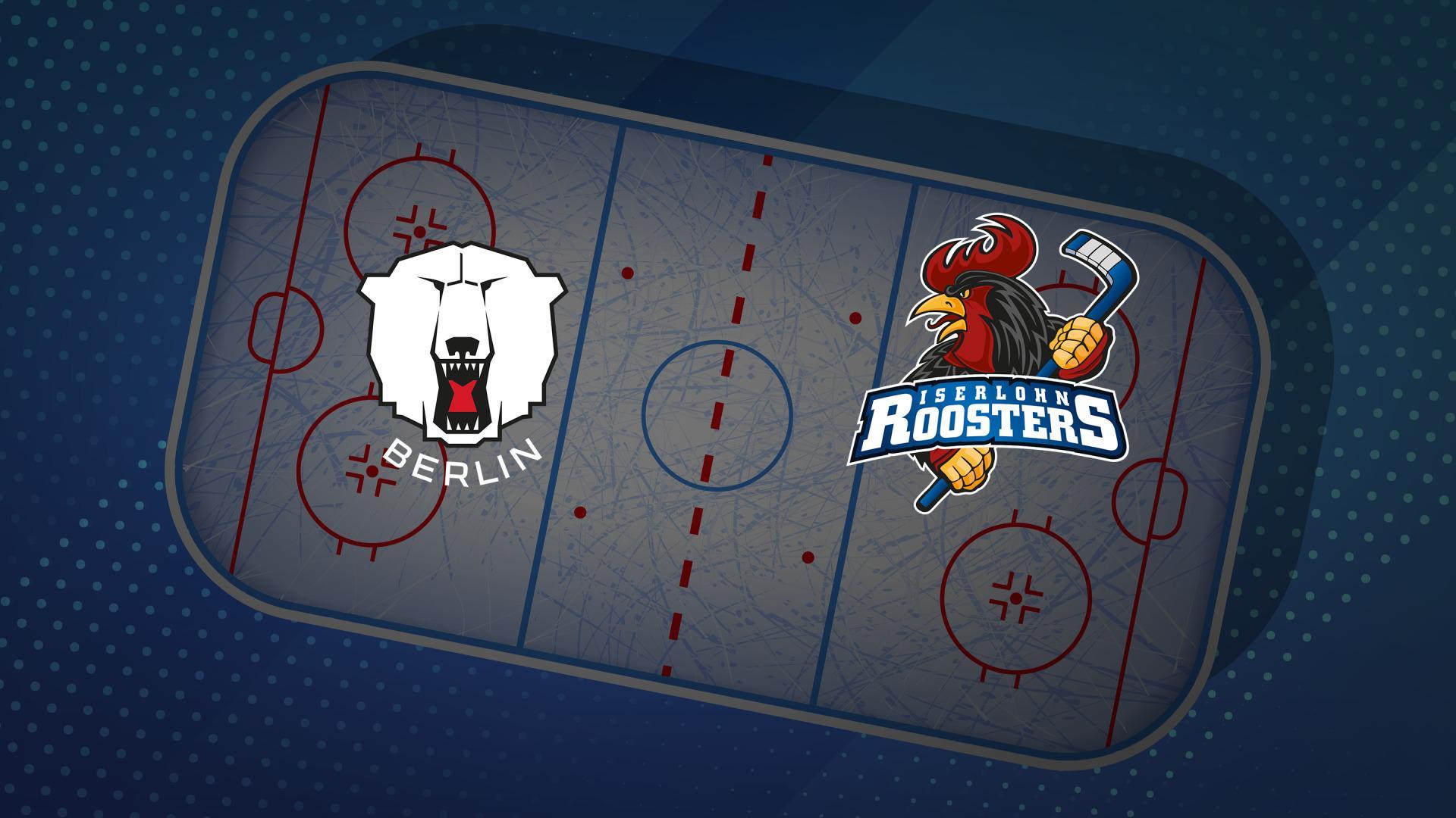 Eisbären Berlin gg. Iserlohn Roosters