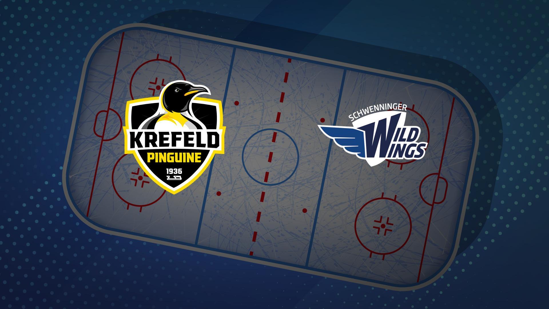 Krefeld Pinguine gg. Schwenninger Wild Wings